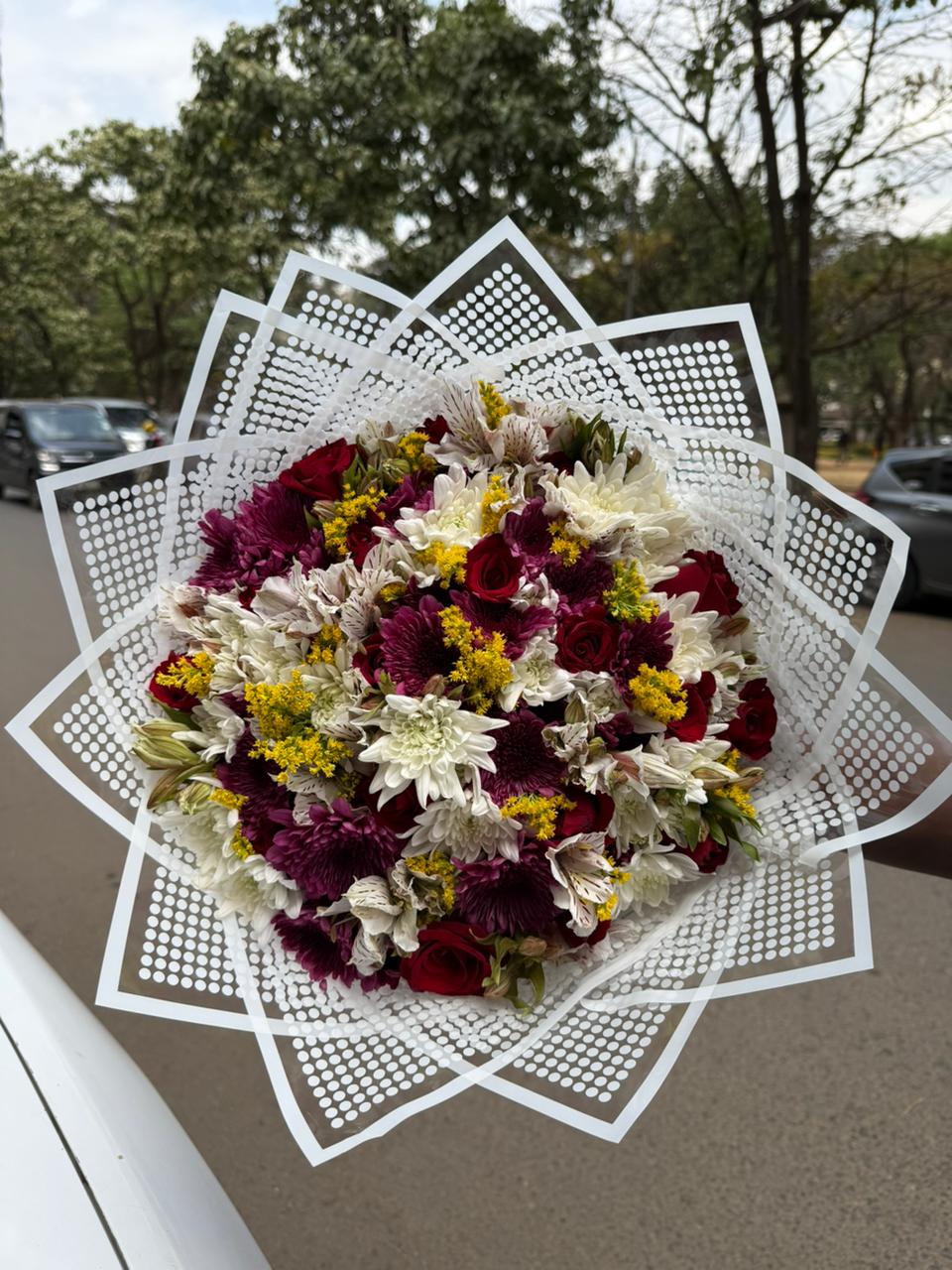 Crimson Harmony Bouquet